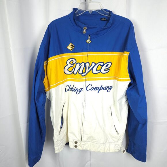 Vtg 90s Enyce Mens 3XL XXXL Street Motorcycle NASCAR Style Racing Jacket - Picture 1 of 10